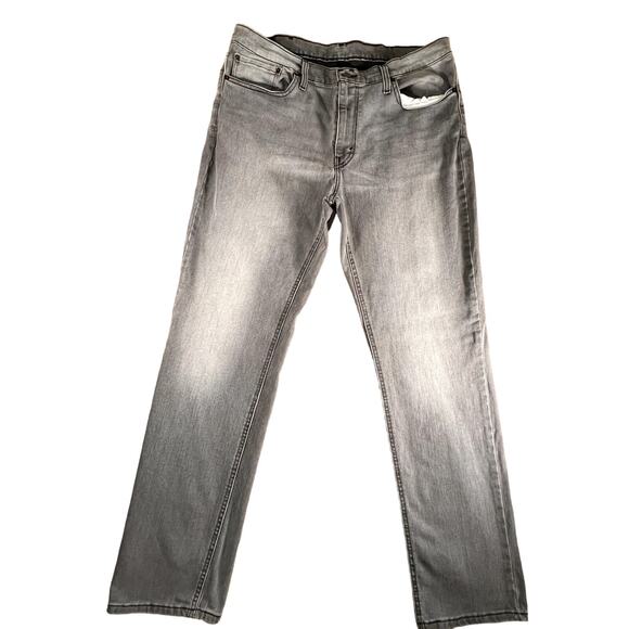 Rare Blank Tab Levis 541 Athletic Fit Stretch Jeans Color Faded Gray Size 38x34 - Picture 1 of 9